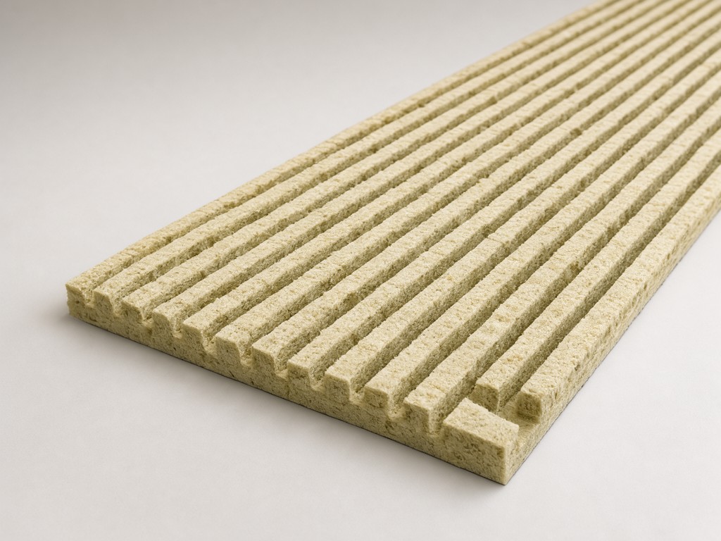 Custom Slotted Rock Wool Sound Insulation Panels Factory
