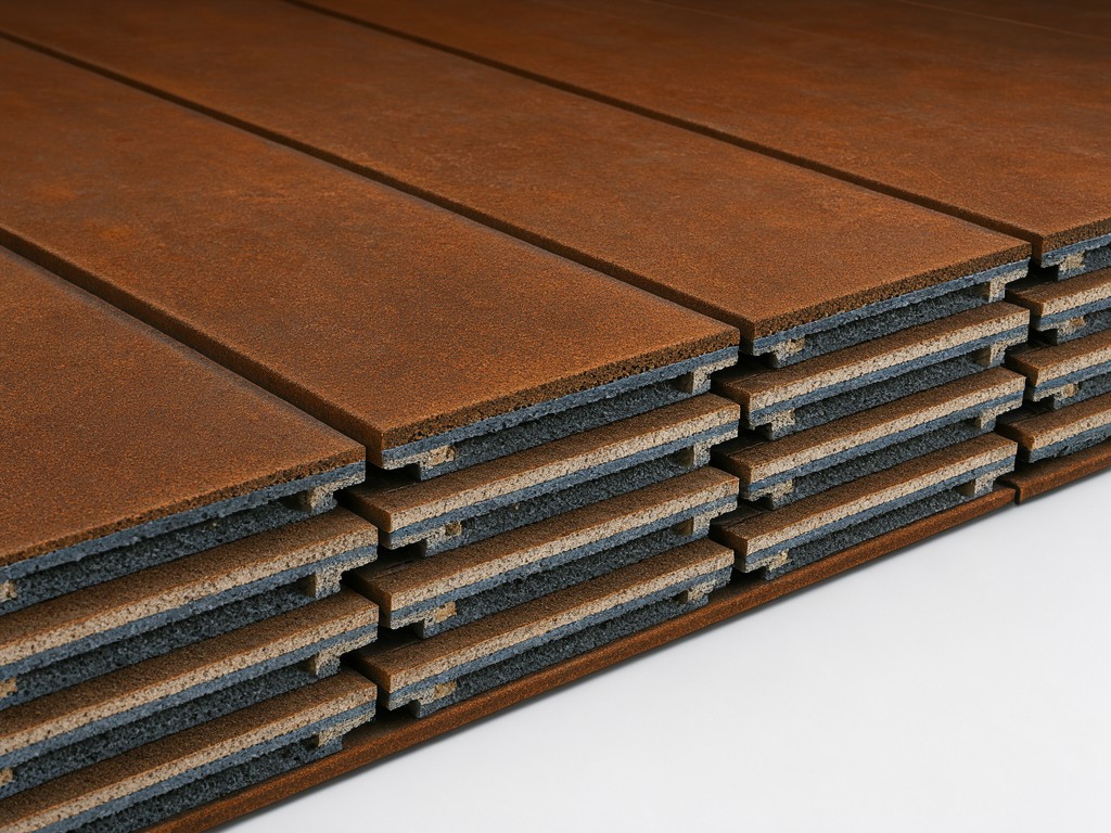 Odm Corten Steel Appearance Insulated Sandwich Panels Manufacturer