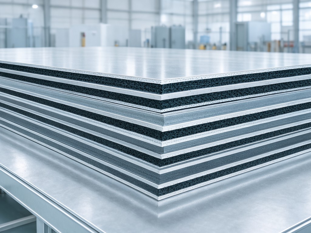 Top Quality Fire Resistance Soundproof Steel Sandwich Panel Exporter